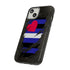 Leather Pride Flag Ripped Reveal Tough Case